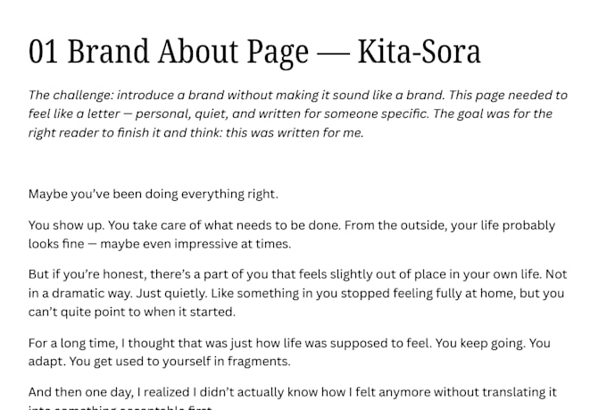 write soulful copy for your brand